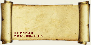 Tomanija Jačovac vizit kartica